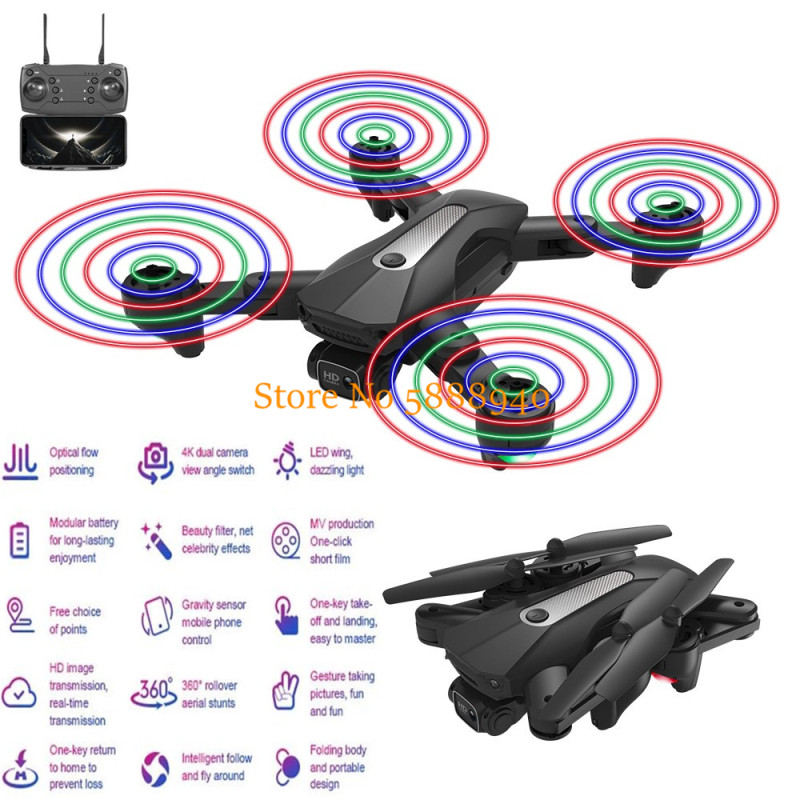 Overflow Box Dual - 4K Dual-Kamera Luftbild-Drohne mit WLAN, FPV,