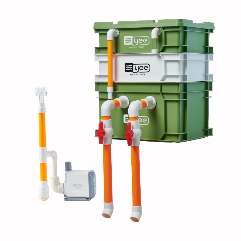 Overflow Box Dual - Stille Ölentfernung Tropfbox Wasserzirkulation Externer Filtereimer