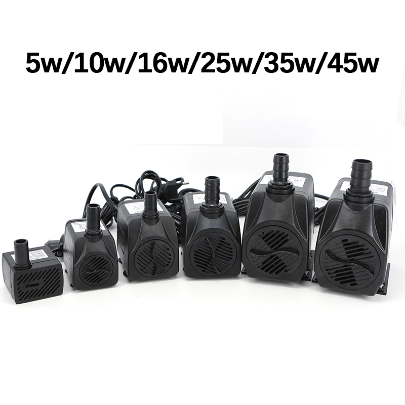 Marine Aquarium Dc Pump - 3/5/10/16/25/35/45 W EU 220 V Tauchwasser-Mikropumpe